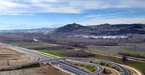 Lavori per l'autostrada A33 Asti-Cuneo