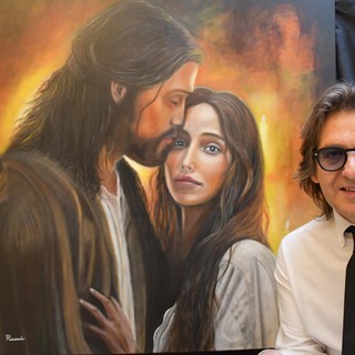 In foto il pittore Riccardo Testa in mostra a BrArte dal 10 al 26 maggio
