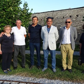 Da sinistra: Maria Teresa Cavallo, Luigi Boschiazzo, Claudio Penna, Luigi Capocchia, Simone Quaglia, Luigia Calandri ved. Elia