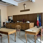 Aula del tribunale di Cuneo