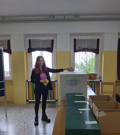 Elezioni, a Diano d'Alba ha votato Alice Depetro, candidata di +Europa alla Camera