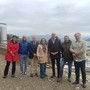 La visita del presidente Robaldo e dei consiglieri D’Ulisse e Pellegrino al cantiere, ormai in fase di conclusione, del biodigestore di Borgo San Dalmazzo