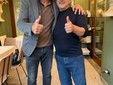 Gigi Buffon con il proprietario Santo Civale Gigi Buffon con il proprietario Santo Civale