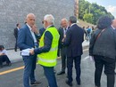 Giorgio Bergesio all'inaugurazione del tunnel Giorgio Bergesio all'inaugurazione del tunnel
