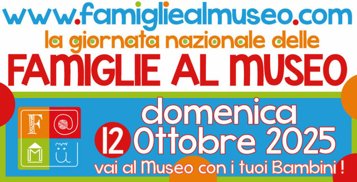 Il 12 ottobre a Bra c’è FAMU Famiglie al Museo: visite e attività gratuite nelle strutture civiche Il 12 ottobre a Bra c’è FAMU Famiglie al Museo: visite e attività gratuite nelle strutture civiche