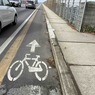 La pista ciclabile di viadotto Soleri