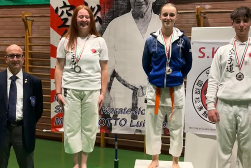 Cecilia Bella della Shotokan Karate-do Cervasca conquista l'oro nel Memorial Luigino Bellotto