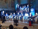 Gli imprenditori cuneesi con il moderatore Massimo Giletti