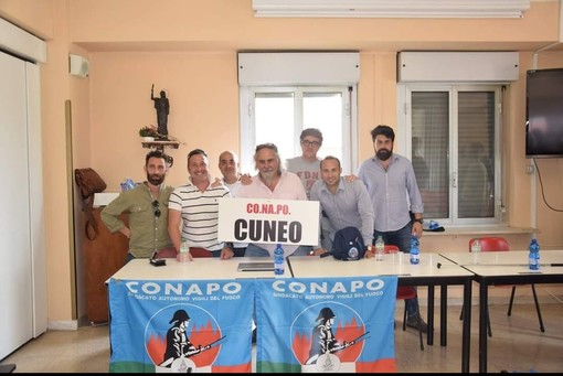 Brizzi a Cuneo, con i rappresentanti provinciali del Conapo
