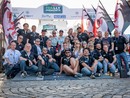 Una foto di gruppo del   Cinzano Rally Team
