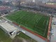 Lo stadio Coppino di Alba, teatro dell'aggressione avvenuta venerdì scorso al termine dell'incontro di Terza Categoria tra Accademia Calcio Alba e Giovanile Genola 05