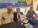 Gian Luigi Carena, Marco Silvano Corradi e Danilo Paparelli alla Fiera del Libro di Imperia