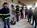 Un momento della cerimonia di commemorazione dell'agente Bargellini Un momento della cerimonia di commemorazione dell'agente Bargellini