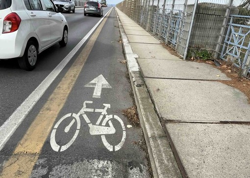 La pista ciclabile di viadotto Soleri