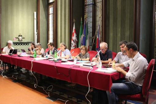 Un momento del consiglio comunale