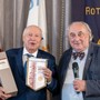 Gianfranco Carbonato (a sinistra) con il presidente Rotary Renzo Gai