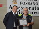 Roberto Gagna, coordinatore provinciale volontari della Protezione Civile della Provincia di Cuneo, qui premiato dal governatore Cirio