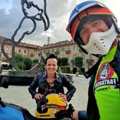 Roberto “Fantaroby” Fantaguzzi e Giovanna “LaGiovanna” Binello pronti a partire con la nuova Caballero 700 per portare l'albesità in tutta Italia