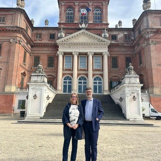 Racconigi, al sopralluogo al Castello Reale i consiglieri Dem Mauro Calderoni ed Emanuela Verzella