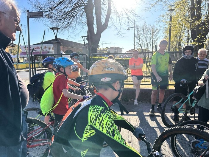 Trinità, buon inizio per il corso di mountain bike organizzato dalla SC Trinità del presidente Cavallero