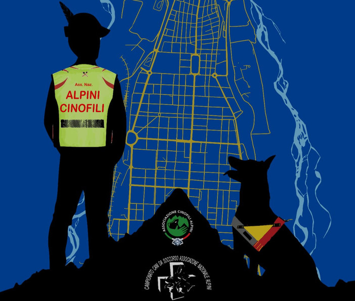 Cani da soccorso Associazione Nazionale Alpini: il campionato Nazionale fa tappa a Cuneo, Castelletto Stura e Fossano