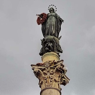 Maria Immacolata in piazza di Spagna, a Roma
