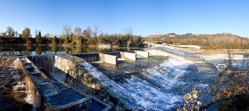La centrale idroelettrica di Santa Vittoria d'Alba