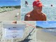Il bagnigno Fabrizio Valente e la spiaggia di Andora