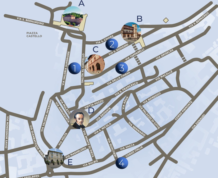 Per “La città svelata – Saluzzo da scoprire” quattro siti artistici da visitare