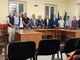 Il sindaco Antonio Iovieno con il nuovo consiglio comunale di Cravanzana
