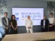 Il presidente e il direttore ACA, Viglione e Pace, il presidente dell’Associazione Ristoratori & Albergatori Albesi Camia e la responsabile Marketing Bergadano e Ferrero, Sales & Project Manager di Langhe Experience Il presidente e il direttore ACA, Viglione e Pace, il presidente dell’Associazione Ristoratori & Albergatori Albesi Camia e la responsabile Marketing Bergadano e Ferrero, Sales & Project Manager di Langhe Experience