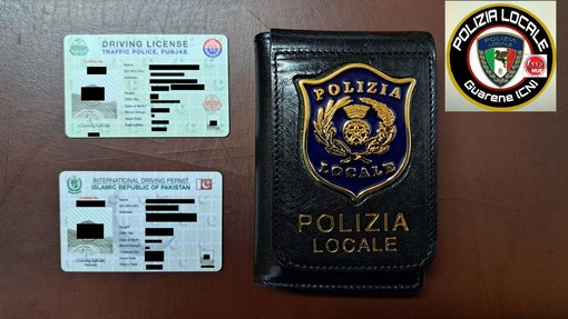 Guarene, guidava con la patente contraffatta: deferito dalla Polizia Municipale