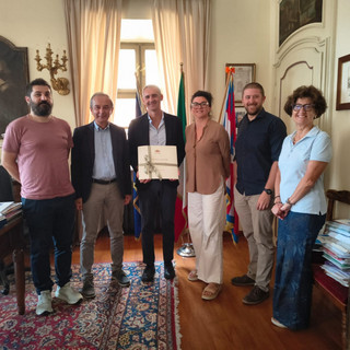 La Giunta comunale di Bra ha ricevuto il neo Cavaliere alla Repubblica Dino Borri