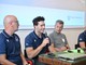 Ethan Champlin durante la conferenza stampa