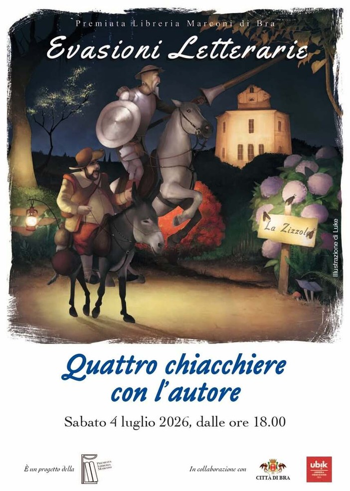 A Bra arriva “Evasioni letterarie: quattro chiacchere con l’autore”: gli scrittori locali incontrano i lettori nei locali del centro storico