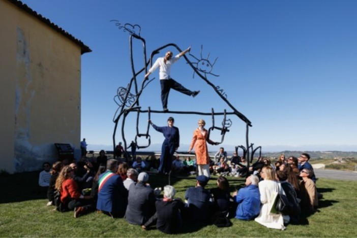 Petrit Halilaj "Abetare (un giorno a scuola" Dogliani - foto di Giuliano Bert