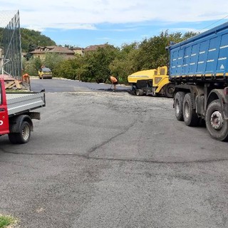 L'asfaltatura delle strade comunali ha interessato diverse zone del paese di Feisoglio