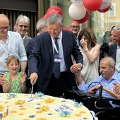 Giandomenico Genta alla festa per il primo compleanno del Rondò dei Talenti a Cuneo [FOTO E VIDEO]