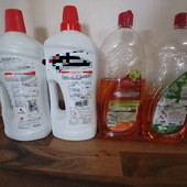 Alcune confezioni di detersivi a confronto in un'immagine inviataci da un lettore Alcune confezioni di detersivi a confronto in un'immagine inviataci da un lettore