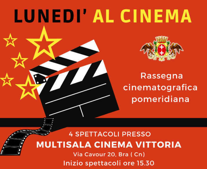 Bra, tornano gli appuntamenti con "Lunedì al cinema" Bra, tornano gli appuntamenti con "Lunedì al cinema"