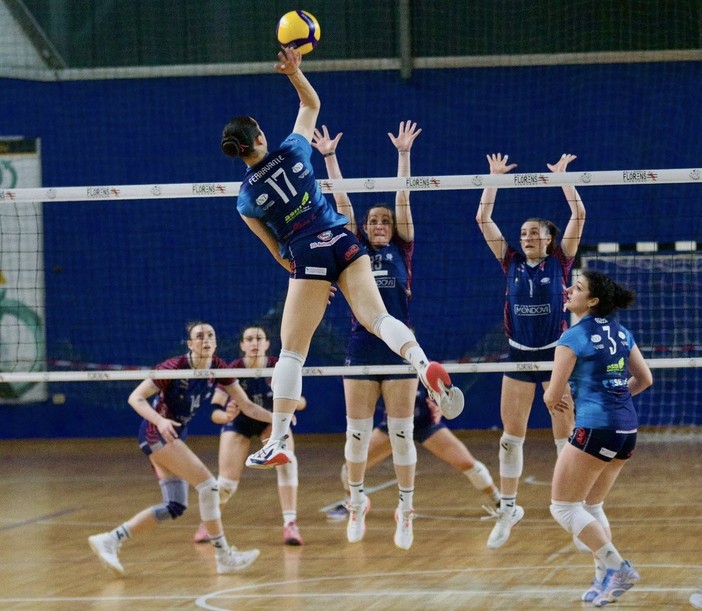 Una immagine del match tra la Florens Vigevano e il Mondovì Volley (Ph. pagina social Florensvigevano)