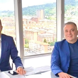 L'assessore regionale  Marco Gabusi e  il vicepresidente del Consiglio Regione Piemonte Franco Graglia