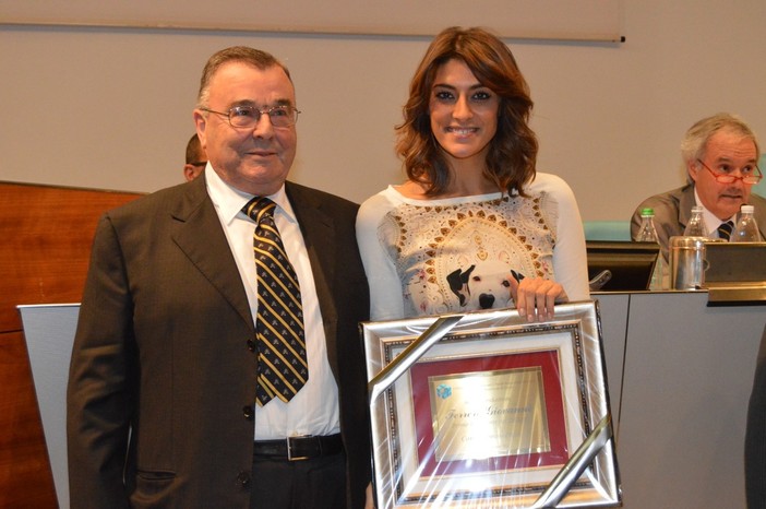 In foto Giovanni Ferrero nel 2014 in occasione del trentennale dell'ordineperiti industriali di Cuneo In foto Giovanni Ferrero nel 2014 in occasione del trentennale dell'ordineperiti industriali di Cuneo