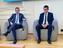 Gabusi durante il convegno in Confindustria