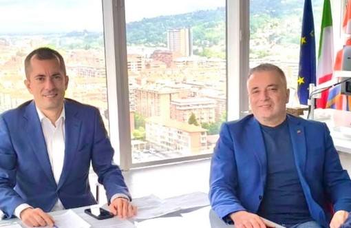 L'assessore regionale Marco Gabusi e il vicepresidente del Consiglio Regione Piemonte Franco Graglia L'assessore regionale Marco Gabusi e il vicepresidente del Consiglio Regione Piemonte Franco Graglia