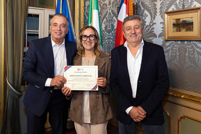 Il vicepresidente del Consiglio regionale Graglia riceve Lorena Salvatico e Alberto Vinai Il vicepresidente del Consiglio regionale Graglia riceve Lorena Salvatico e Alberto Vinai