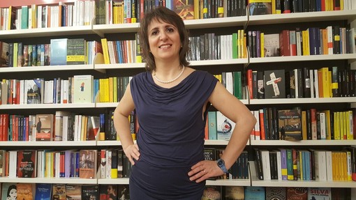 Silvia Gullino, curatrice del Caffè letterario di Albedo