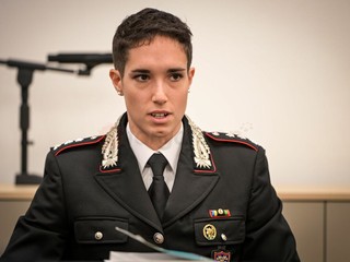 Il capitano Desiree Pagani è il comandante del Nucleo Investigativo di Polizia Ambientale, Agroalimentare e Forestale dei Carabinieri di Cuneo – foto Asia Barolo