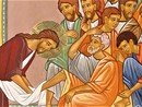 Gesù lava i piedi agli Apostoli Gesù lava i piedi agli Apostoli