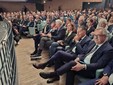 Malagò con Alberto Cirio in prima fila